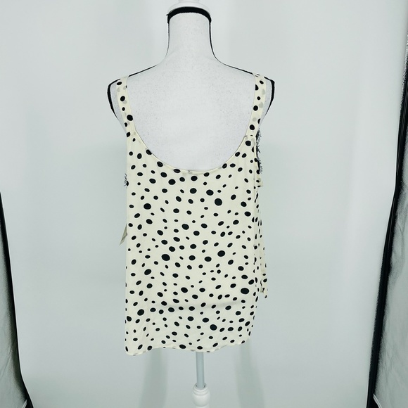 Bar III Plus Size Polka Dot Camisole 1X & 2X  A109 - Picture 4 of 9